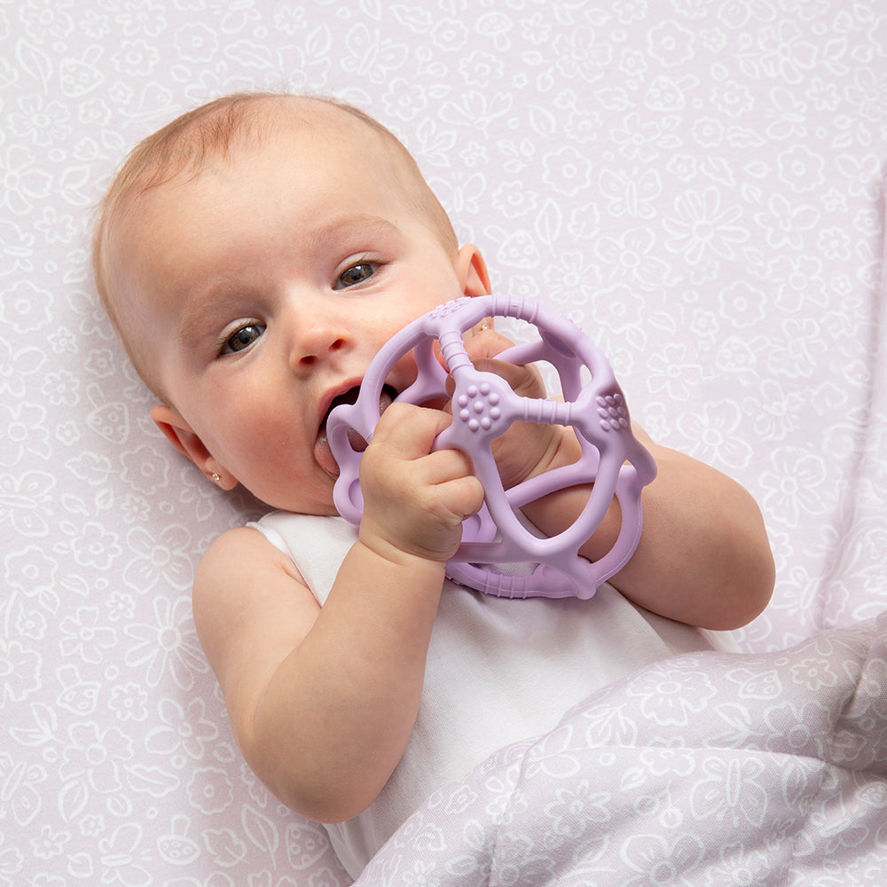 Silicone Teething Ball - Light Purple