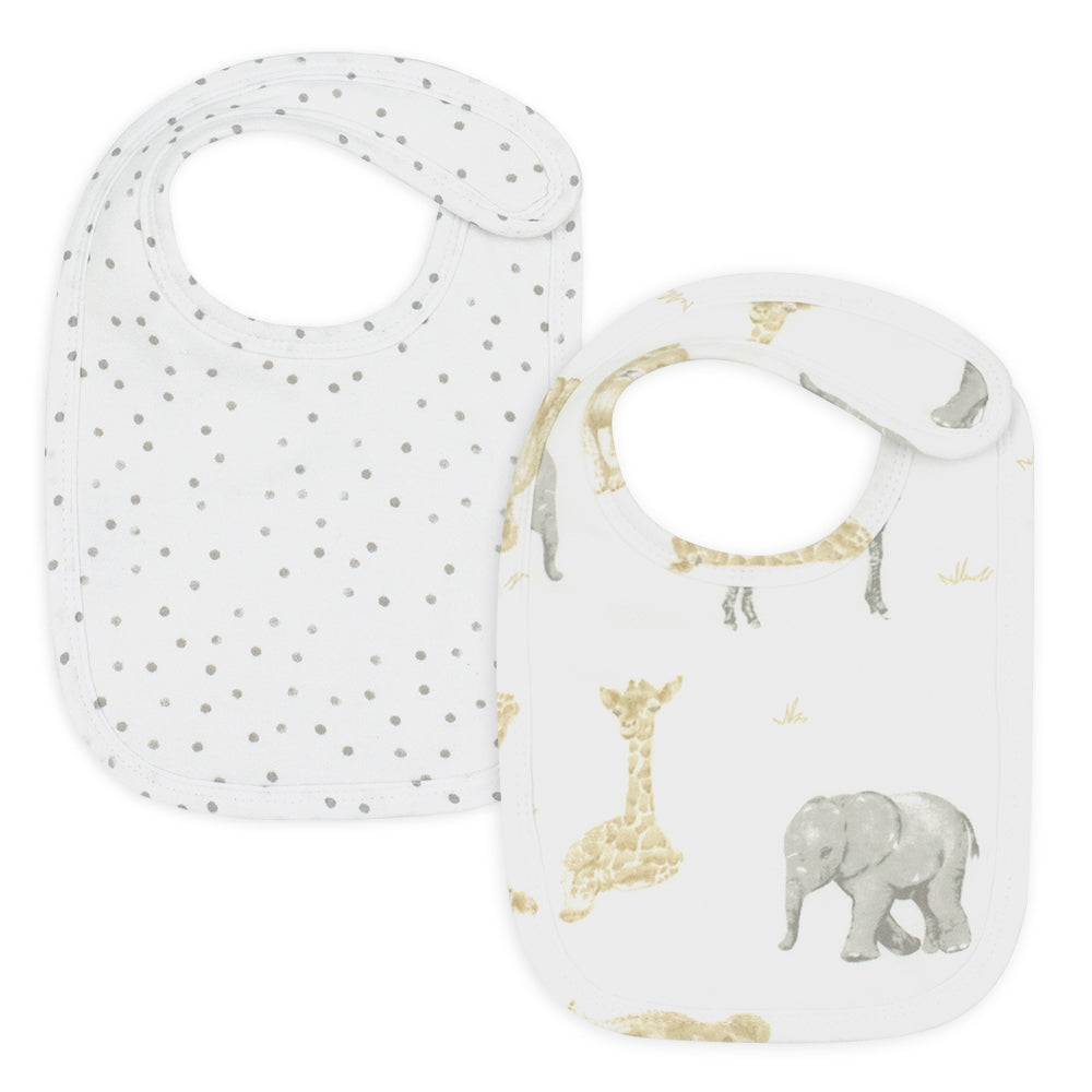 2-pack Baby Bibs - Savanna Babies