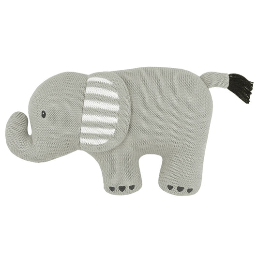100% Cotton knit cushion - Elephant