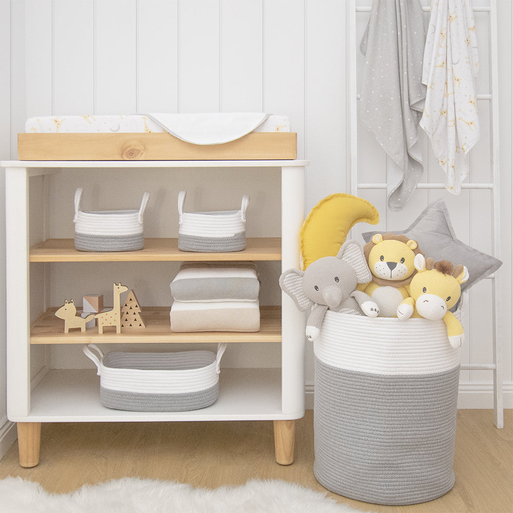 3pc Storage Set - Grey/White