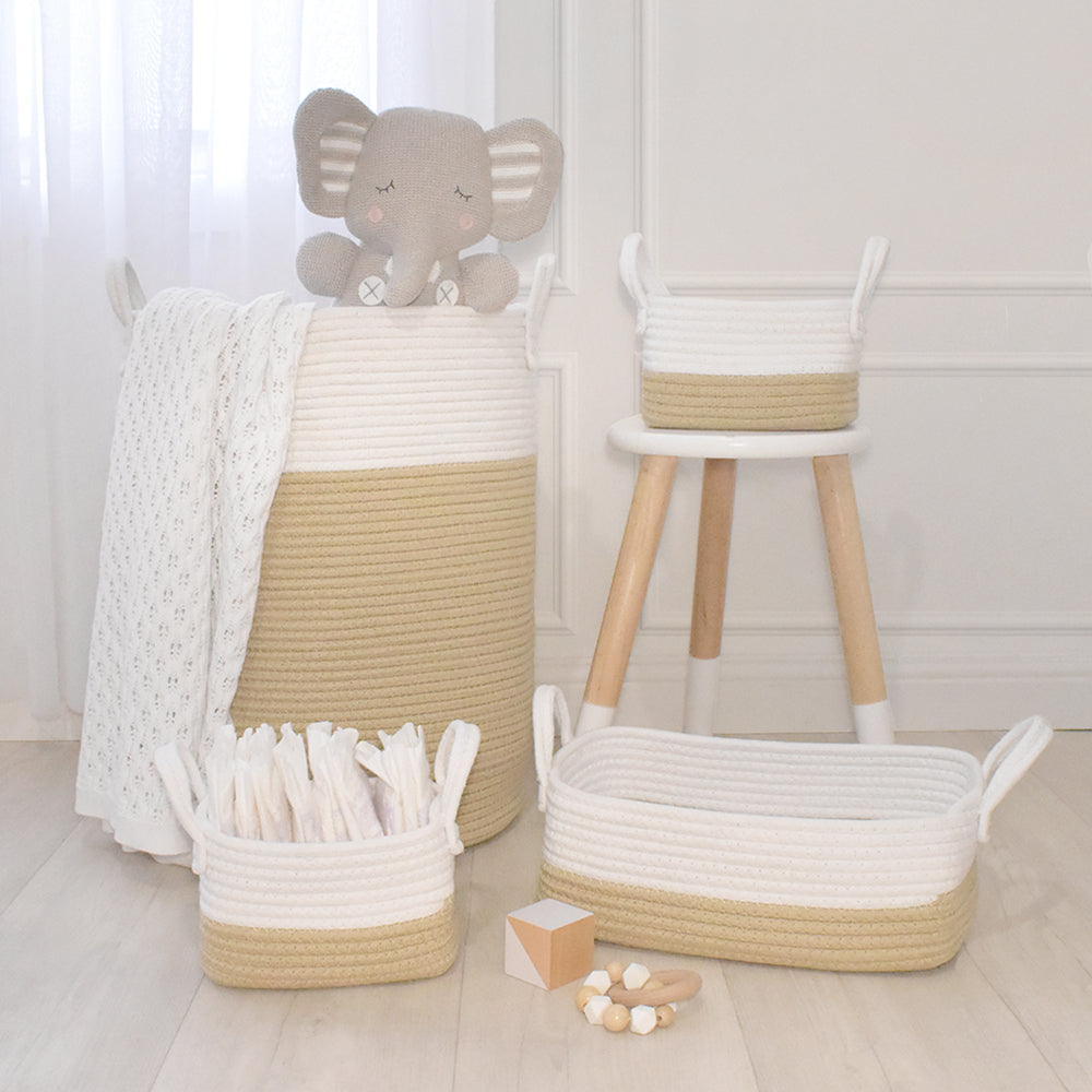 3pc Storage Set - Natural/White