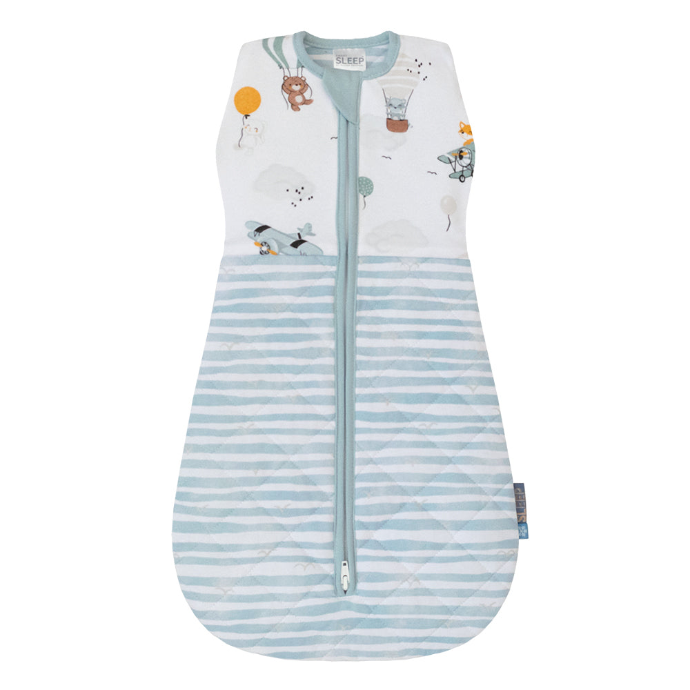 Smart Sleep Zip Up Swaddle 03mths 2.5TOG Up Up and Away