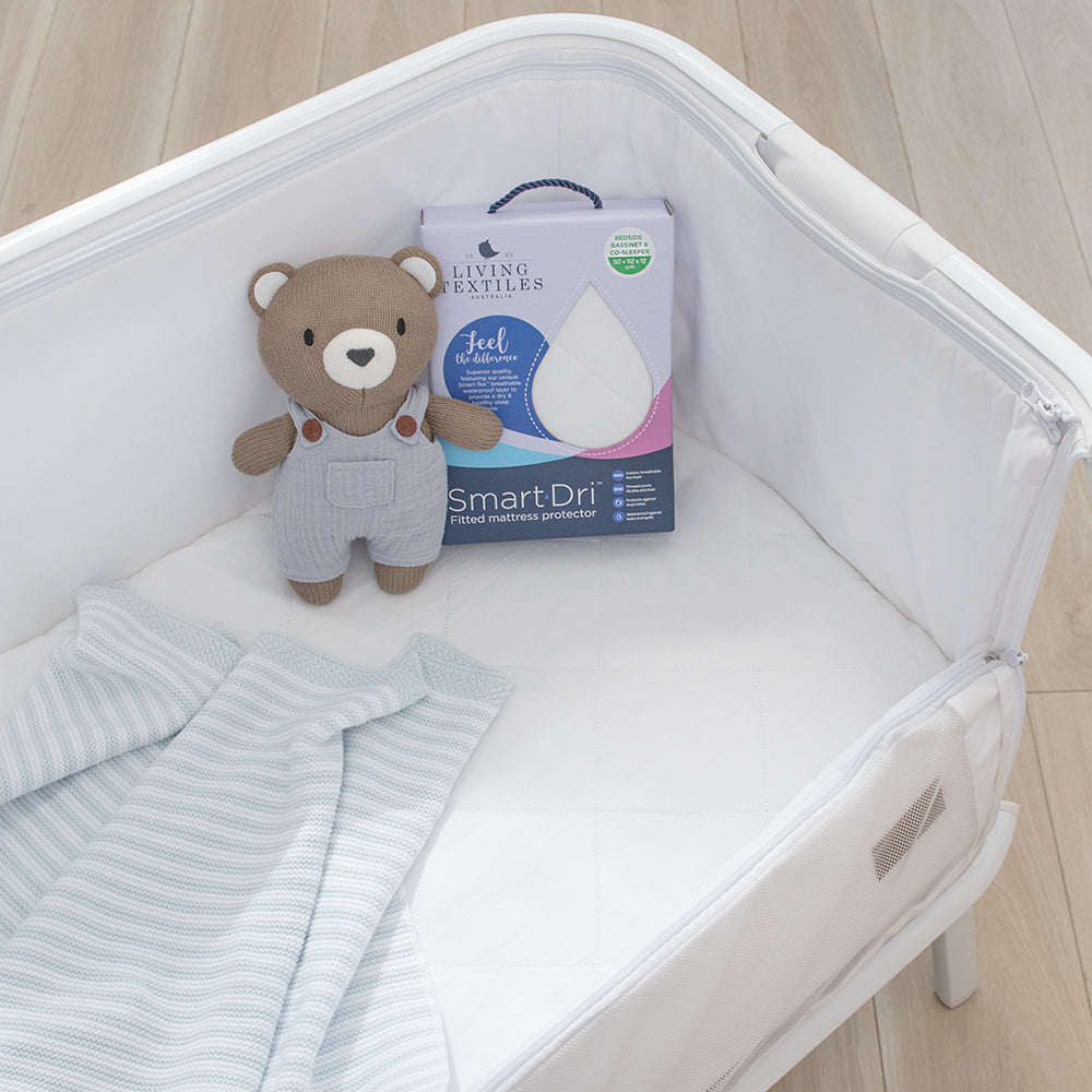 Smart-Dri Waterproof Mattress Protector - Bedside Bassinet/Co-sleeper