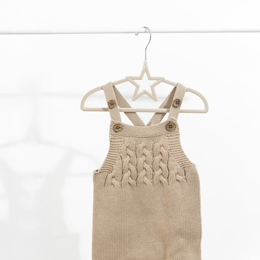 10pk Baby Coat Hangers - Stars/Beige