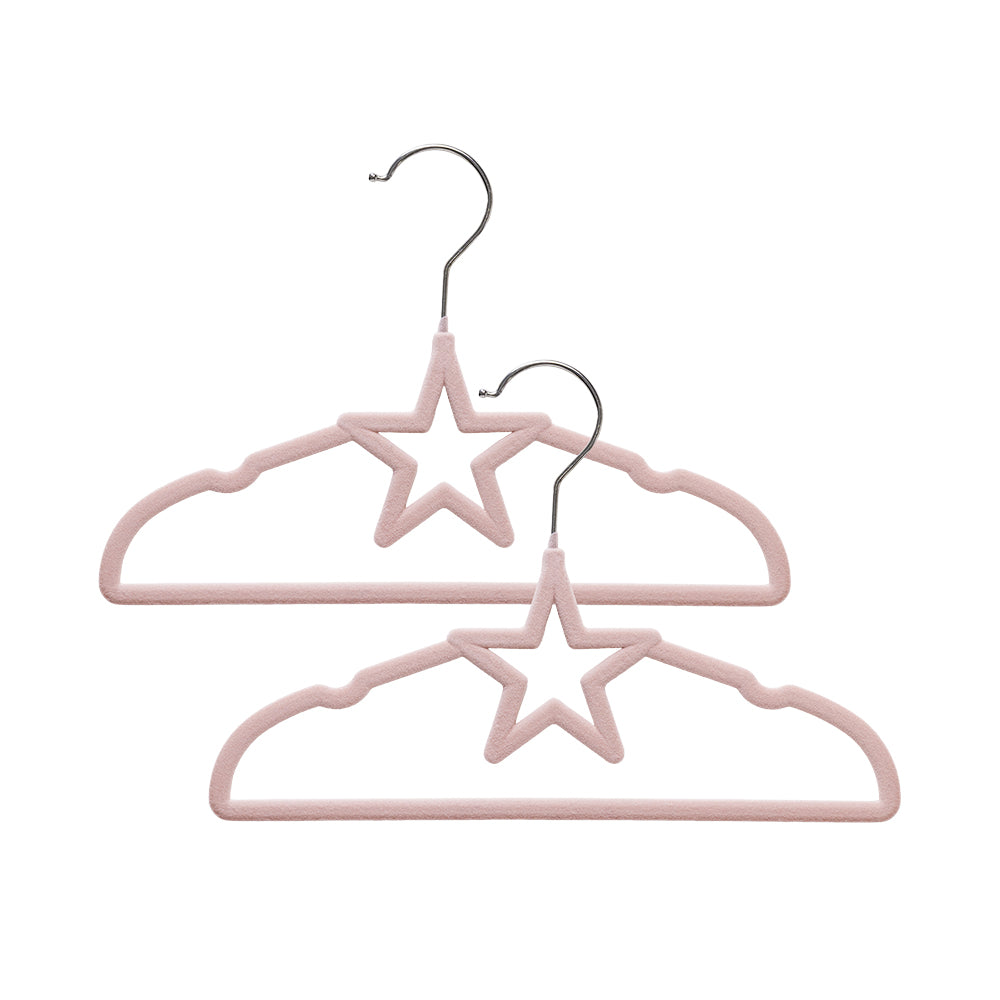 10pk Baby Coat Hangers - Stars/Pink