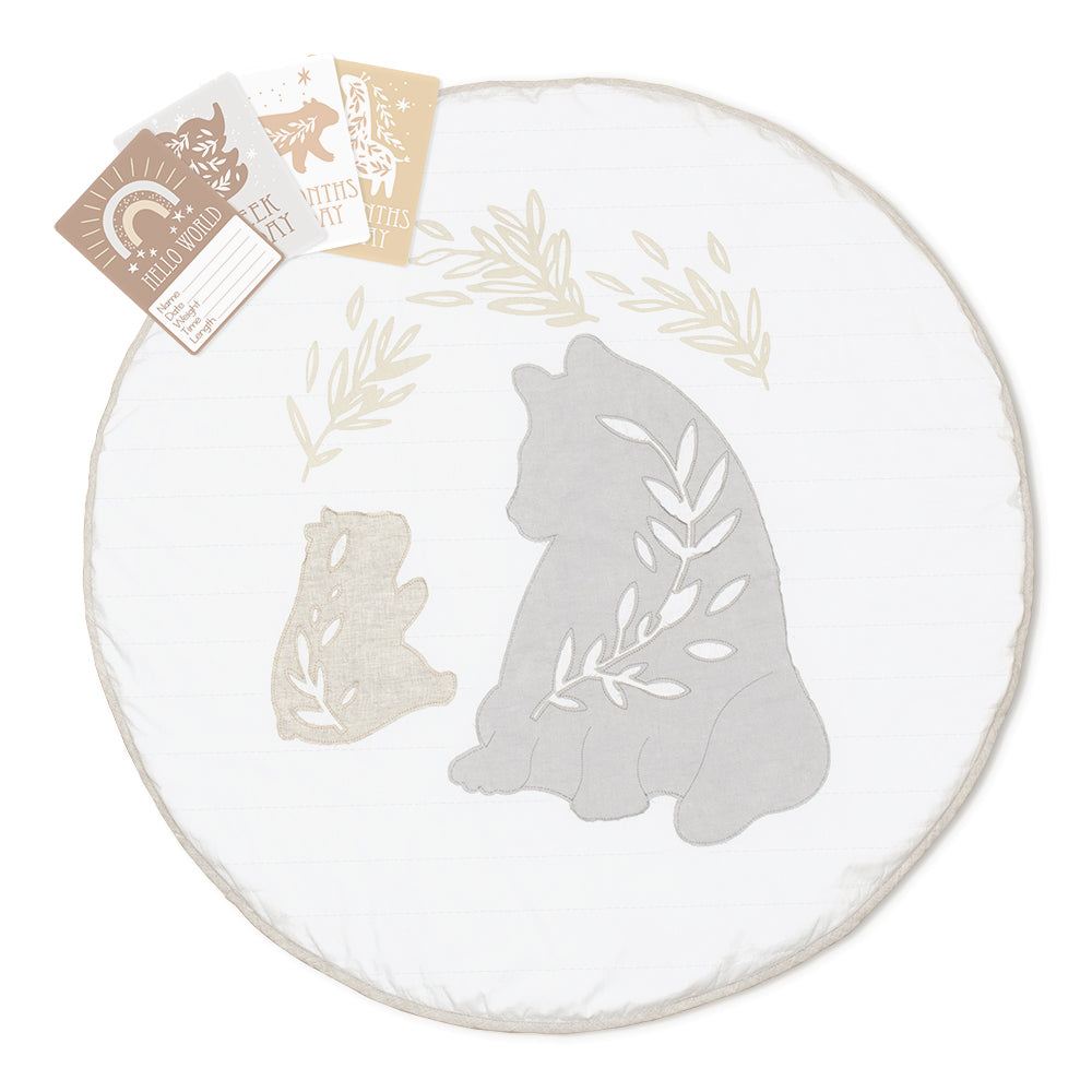 Play Mat with Milestone Cards - Bosco Bear