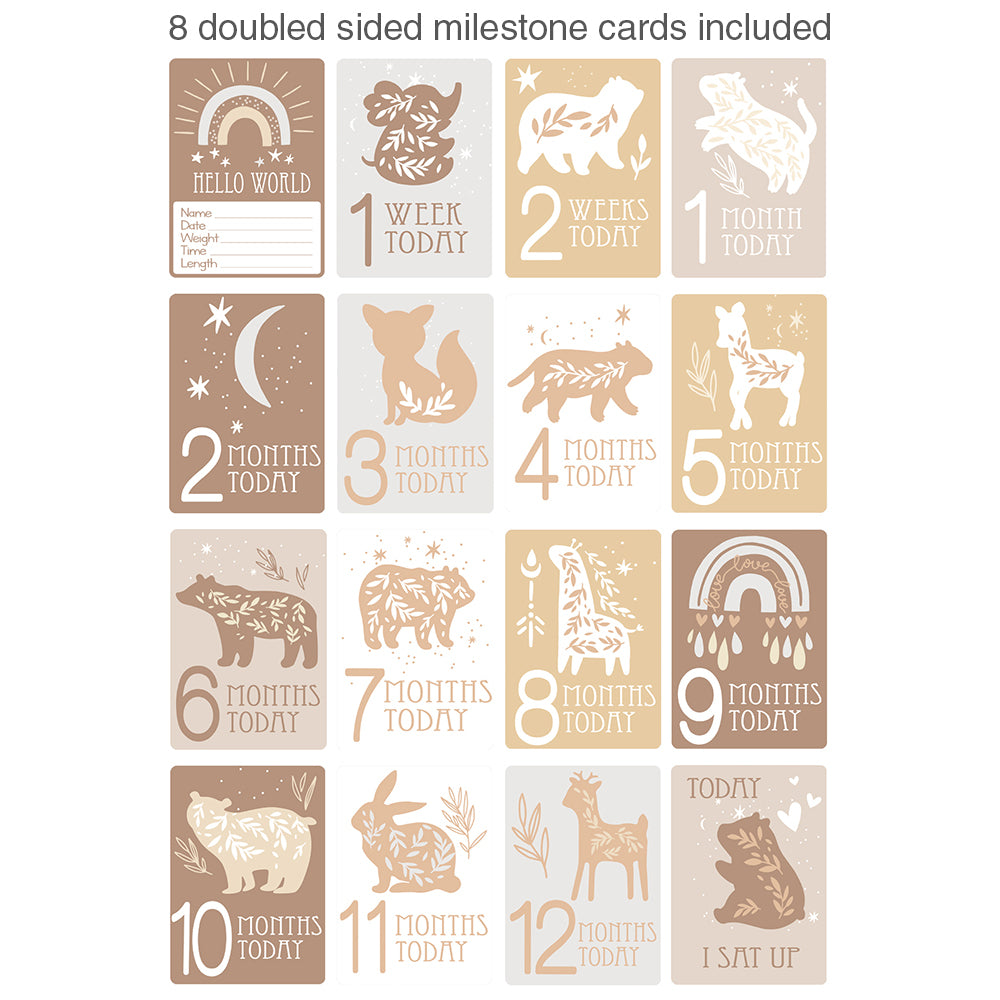 Play Mat with Milestone Cards - Bosco Bear