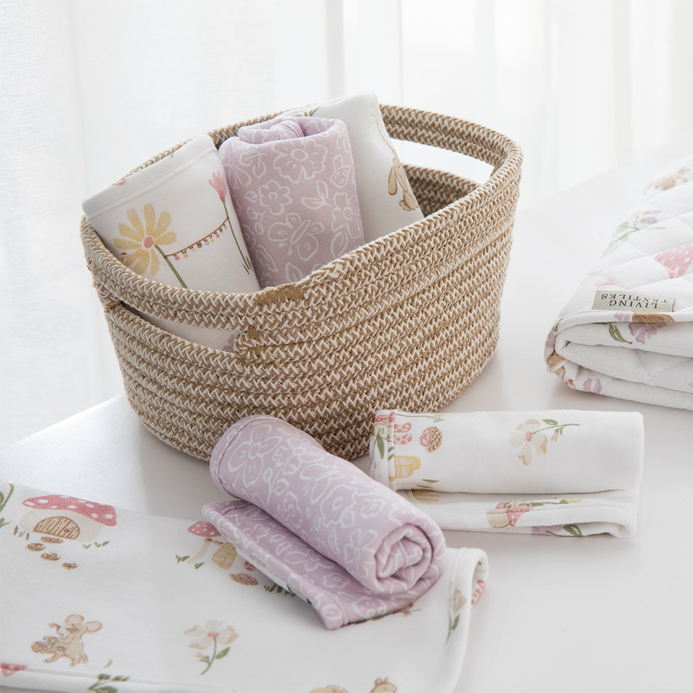 Organic Wash Cloths 3 Pack - Whimsical Wonderland