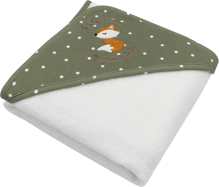 Jersey Hooded Towel - Forest Retreat