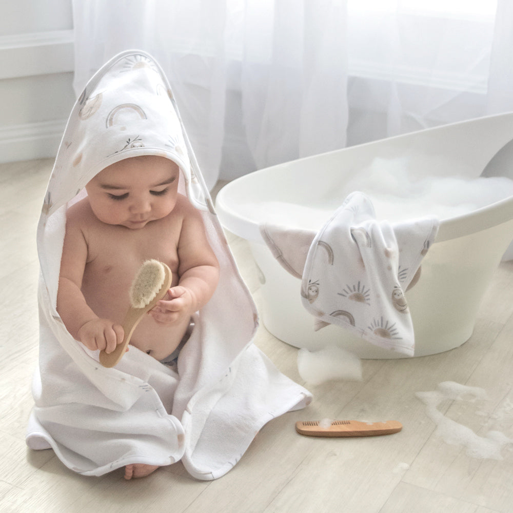 5pc Baby Bath Gift Set - Happy Sloth