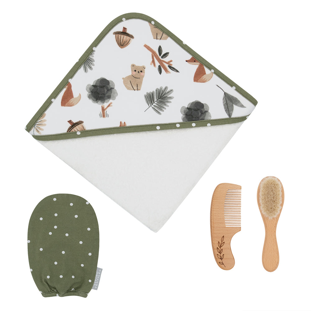 4 Piece Bath Gift Set - Forest Retreat