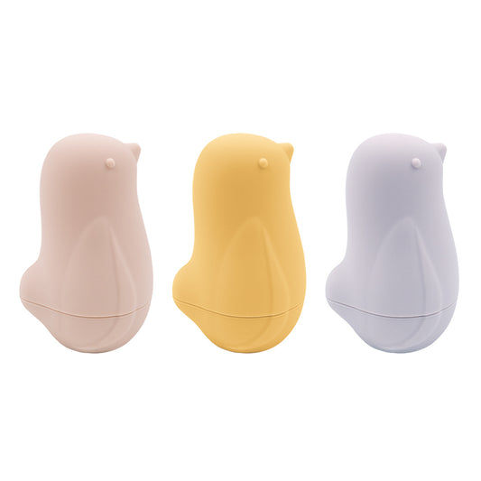 3pk Silicone Squeezy Bath Birds