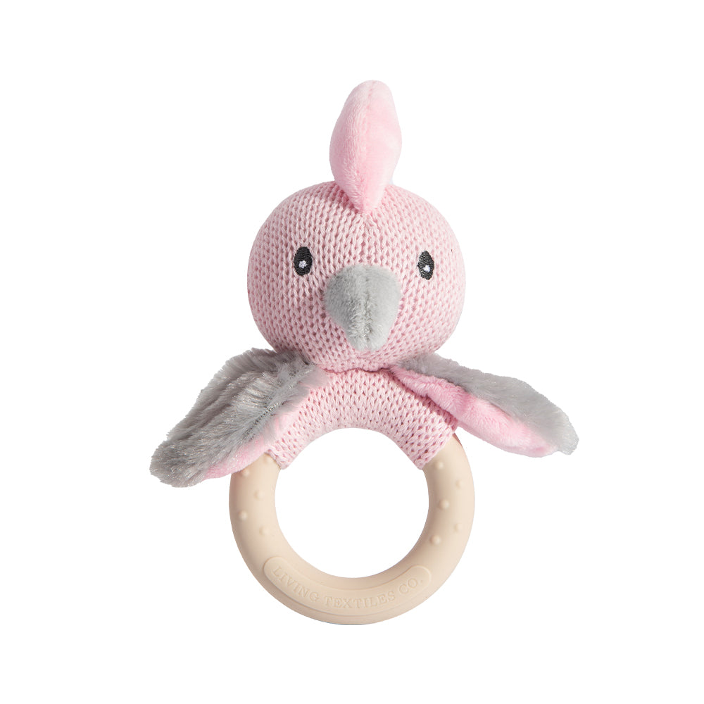 Normal Ring Rattle Galah Ring Rattle | Australiana | Living Textiles