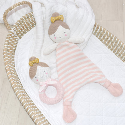 Sophia the Ballerina Knitted Rattle