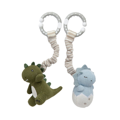 2pk Stroller Toy - Dinosaurs