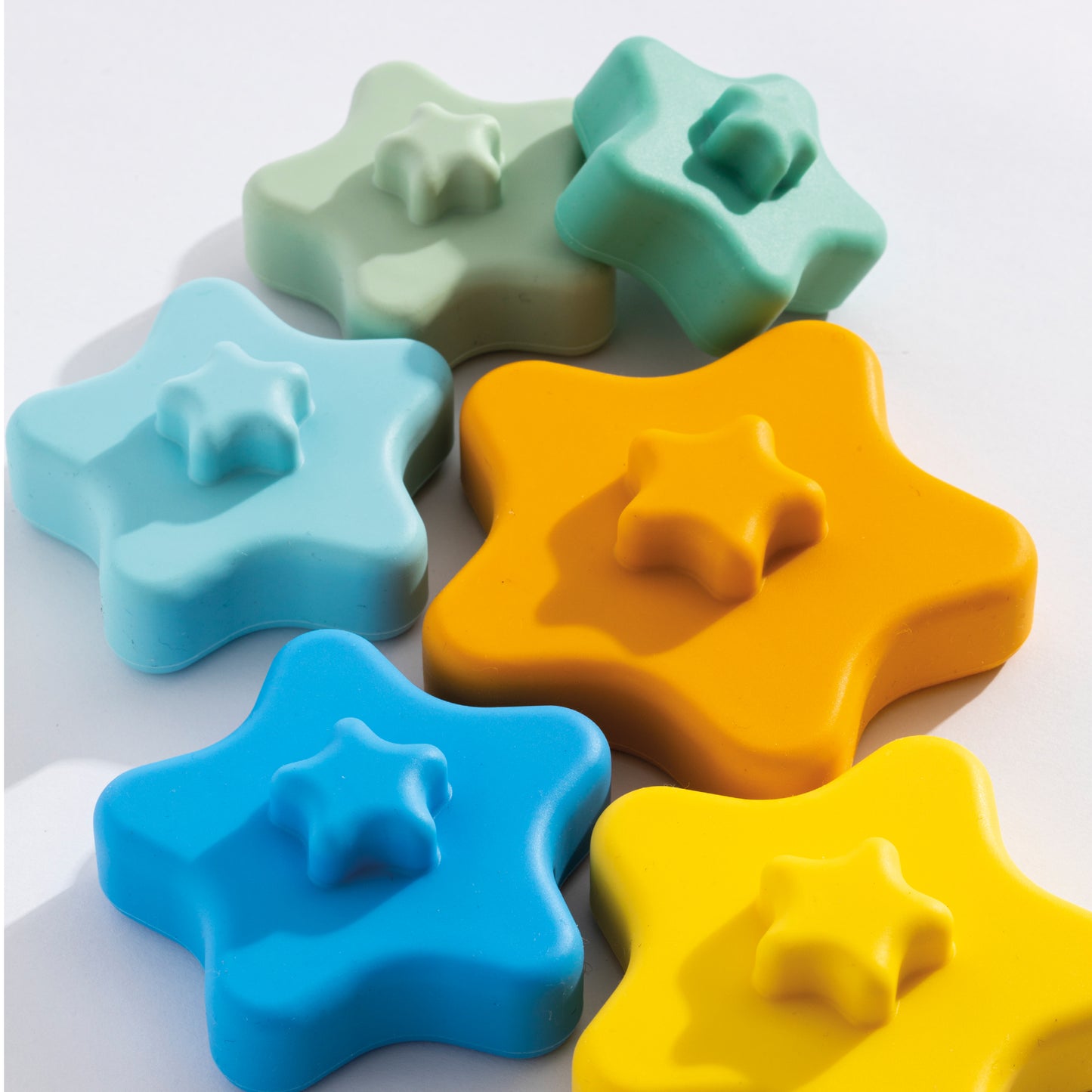 Silicone Stacking Tower Star - Sorbet