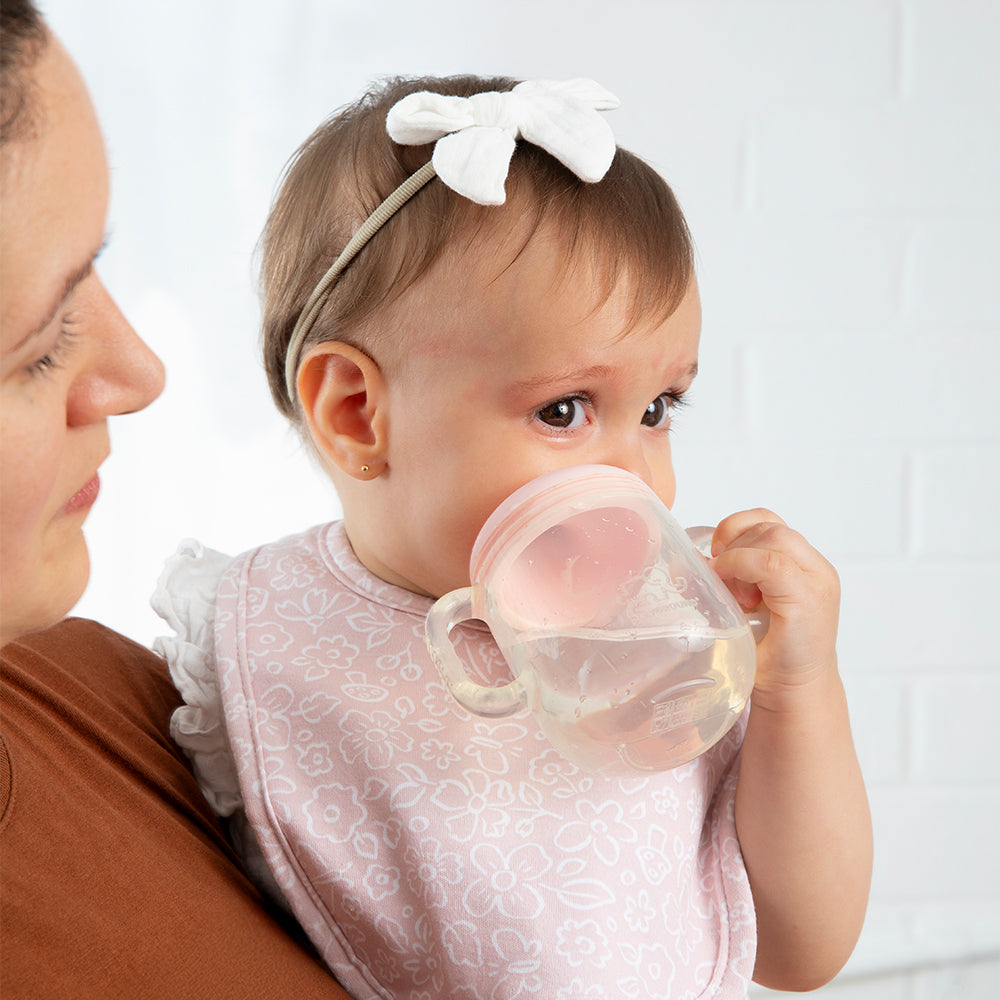 Silicone Sippy Cup - Light Pink