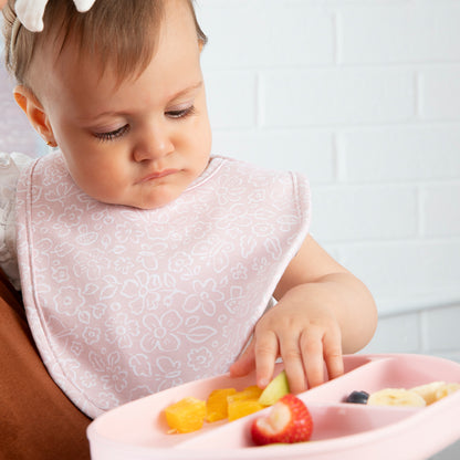Silicone Feeding Set- Light Pink