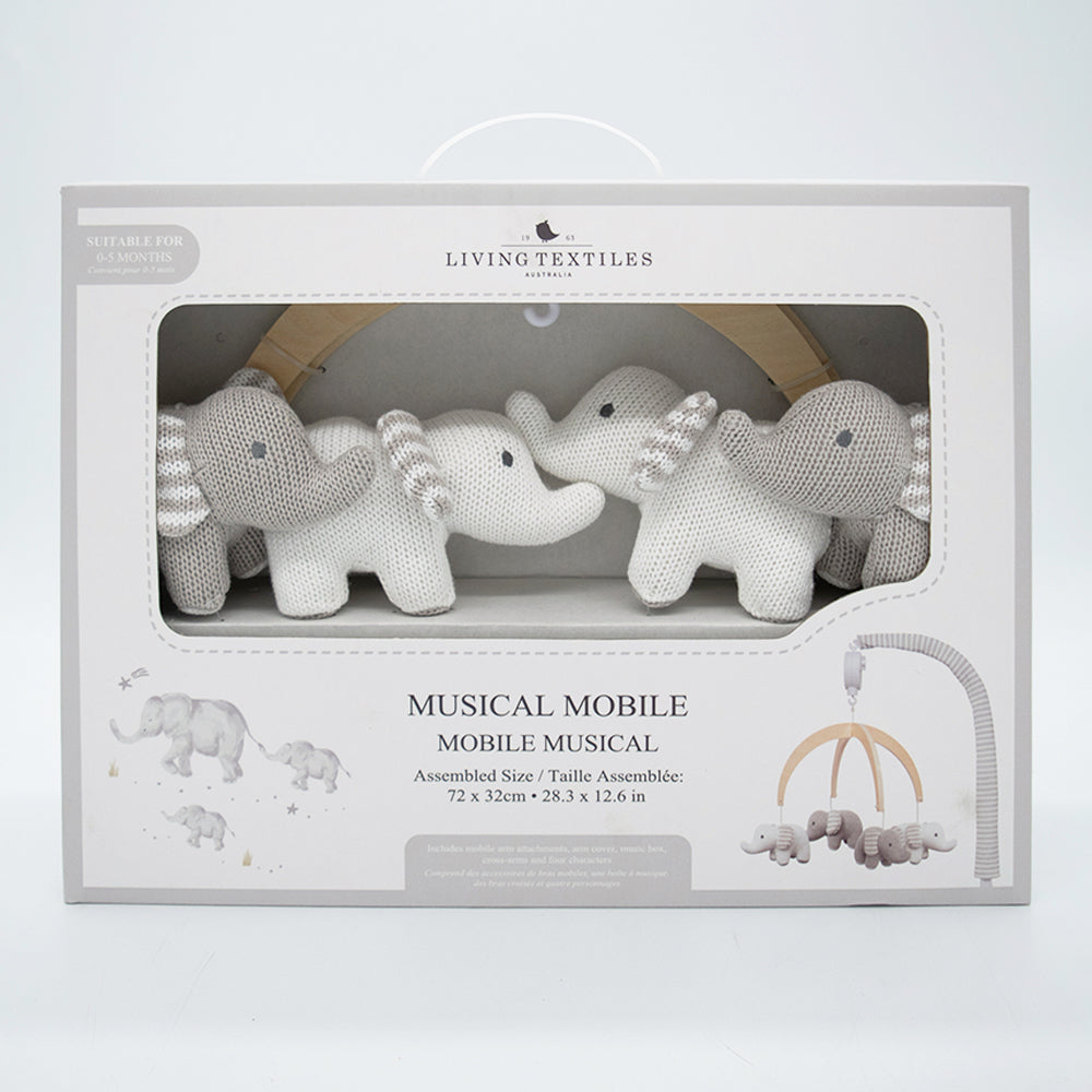 Musical Mobile Set - Elephants