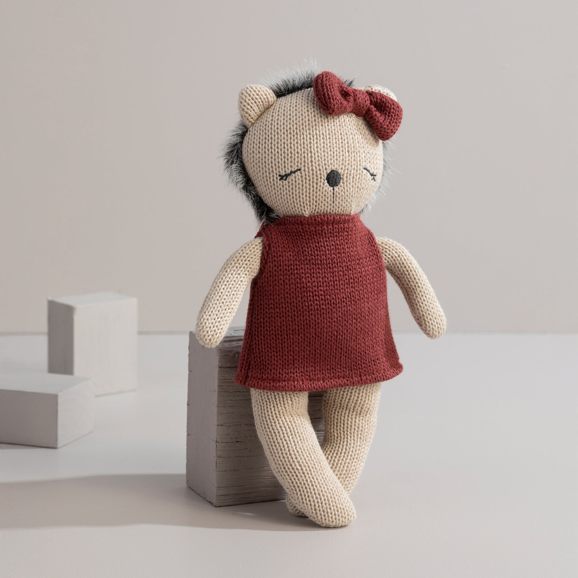 Knitted Animal Toy- Helen the Hedgehog