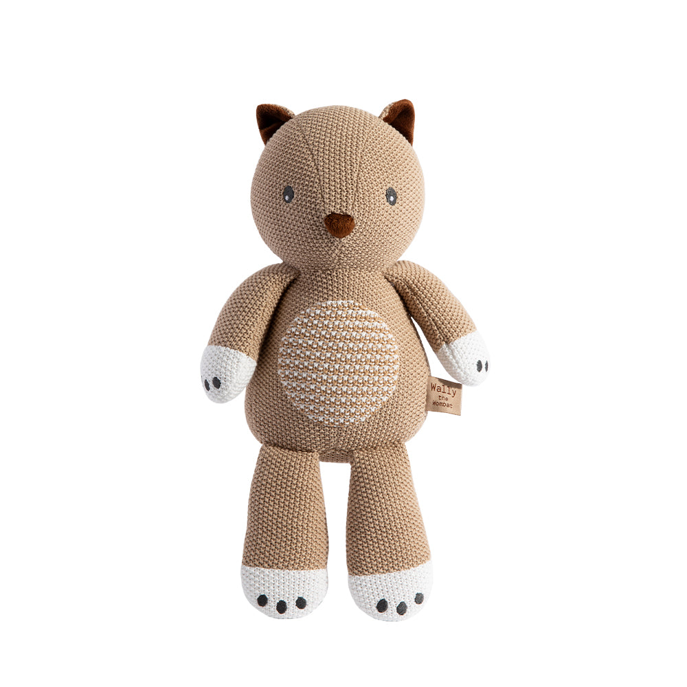 Knitted Toy - Wally the Wombat