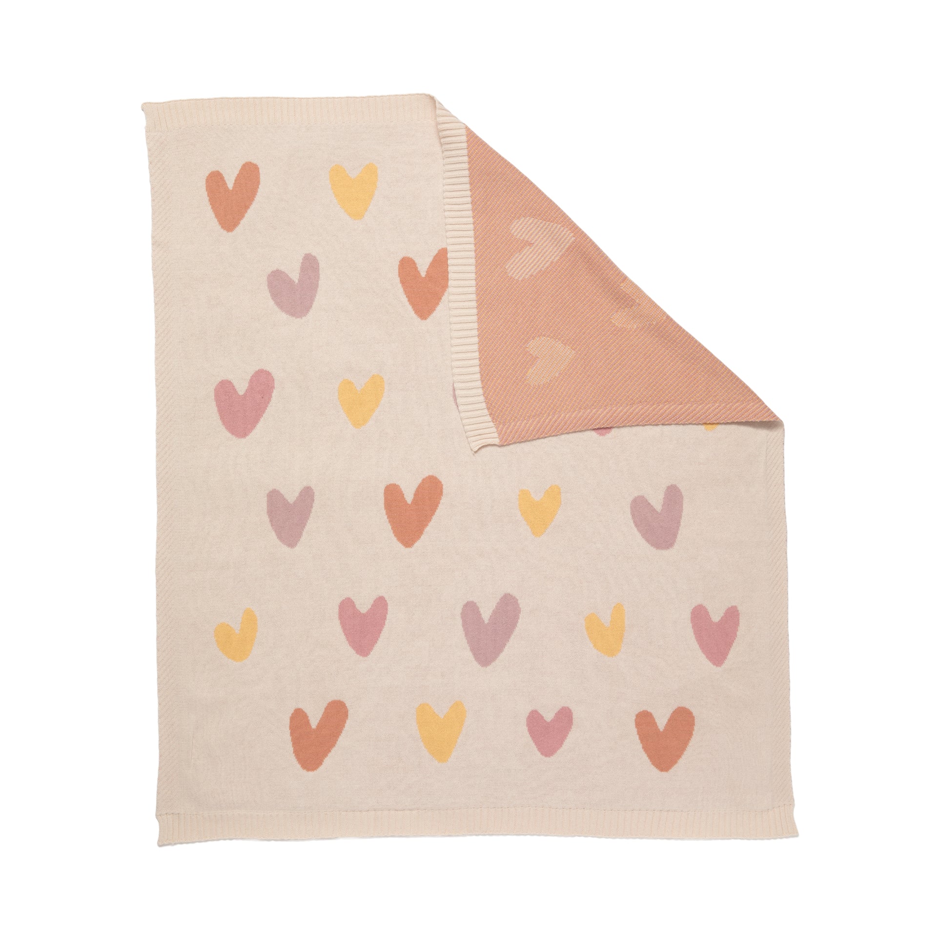 Jacquard Blanket - Bohemian Bliss/ Hearts