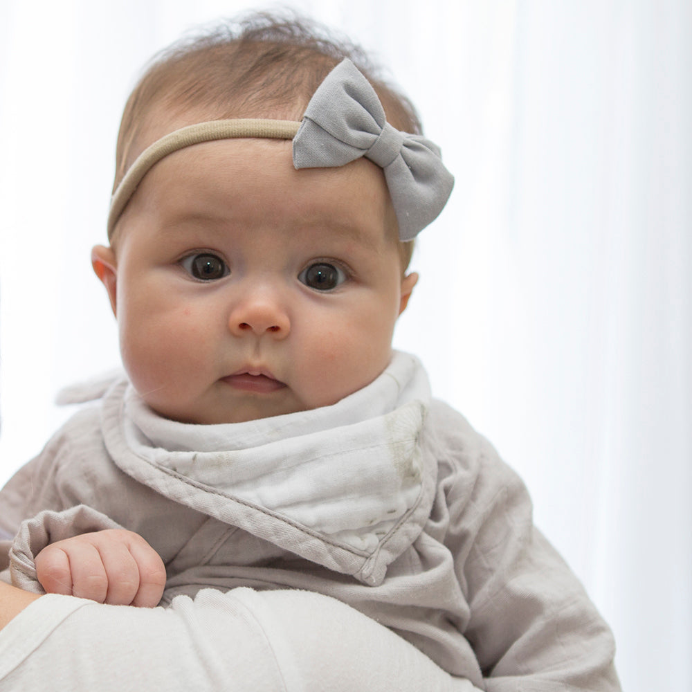 Organic Muslin 2-pack Bandana Bibs - Dandelion
