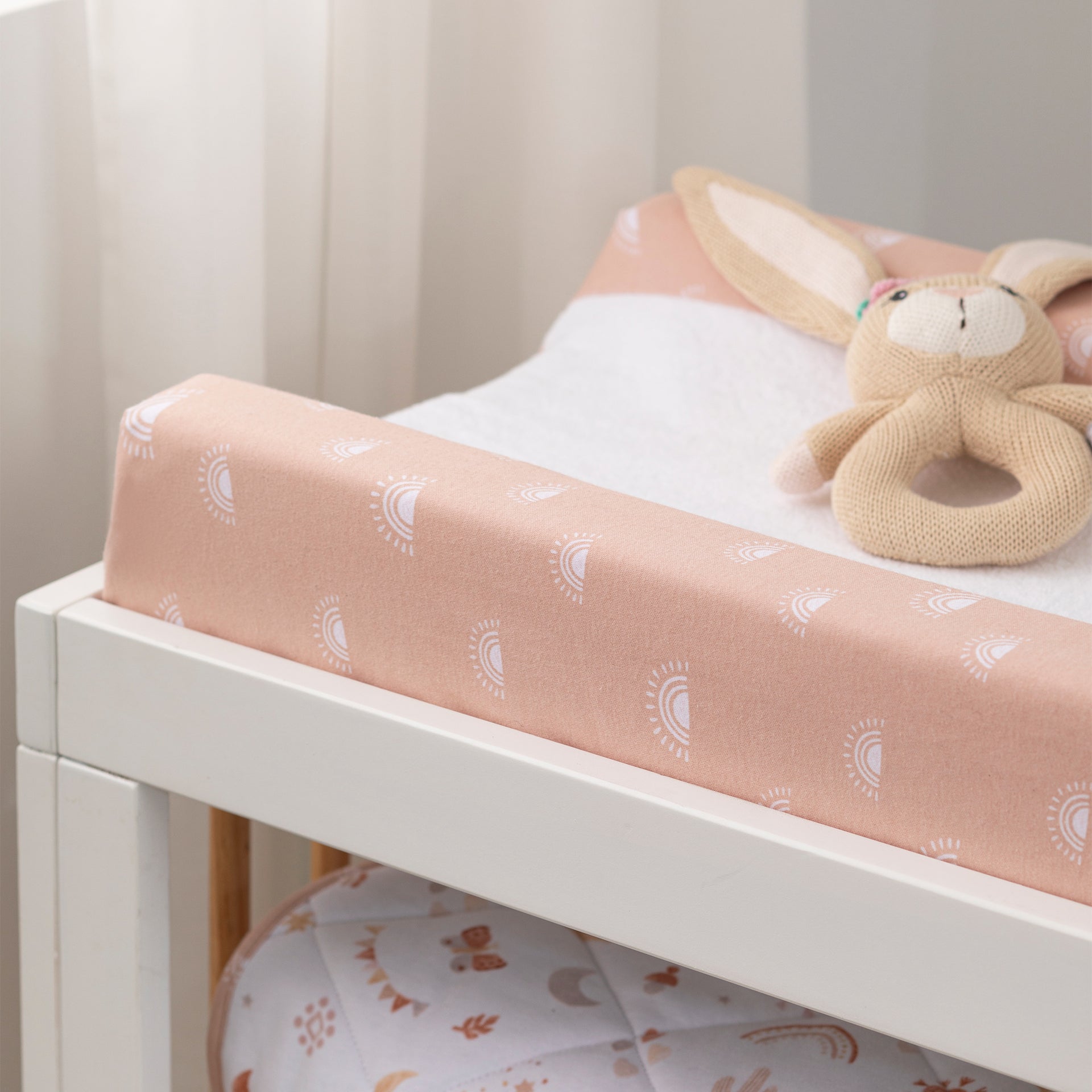 Change Mat Cover with Towelling - Bohemian Bliss
