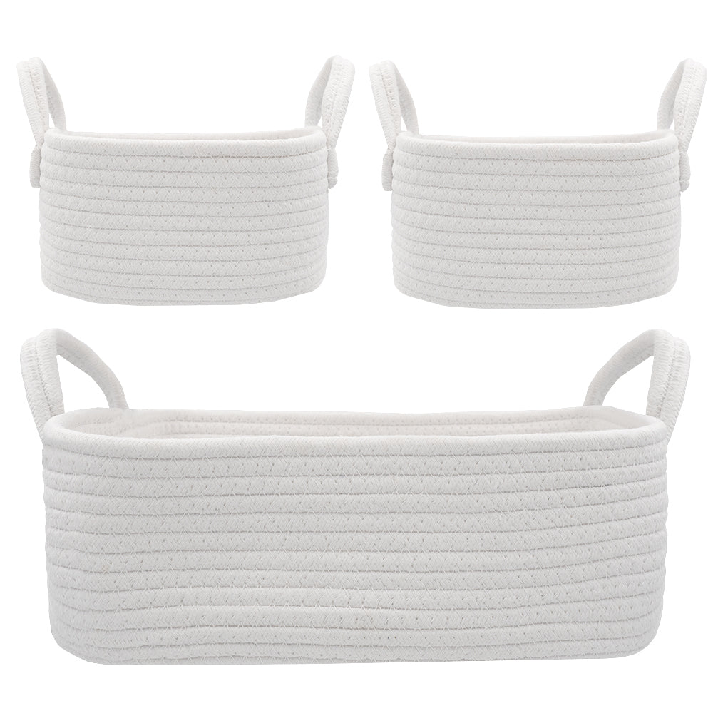 3pc Storage Set - White