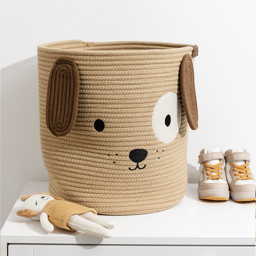 Cotton Rope Animal Hampers - Puppy