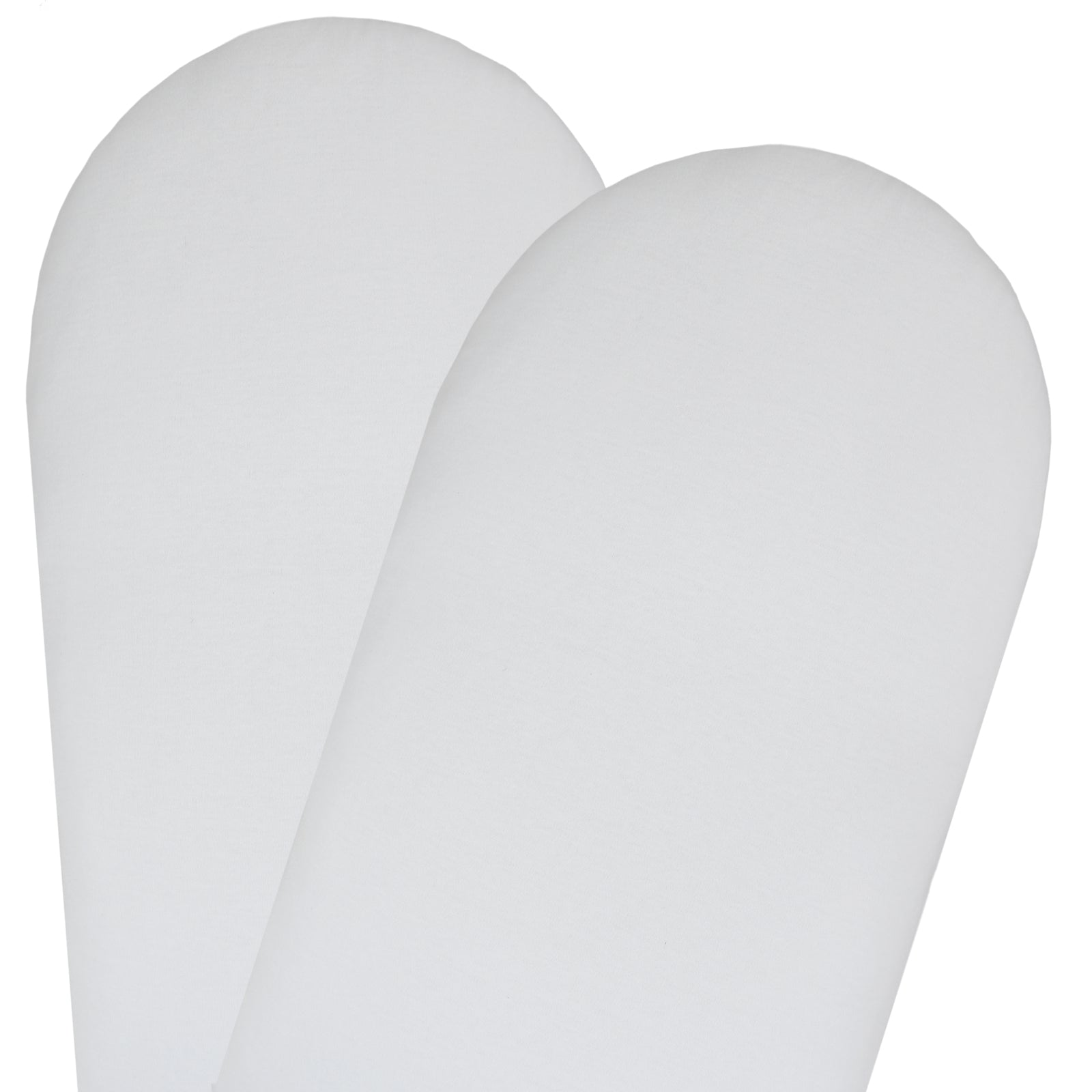 2-pack Moses/Pram Fitted Sheet - White