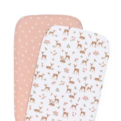 2pk Bedside Sleeper Fitted Sheet - Sophia's Garden