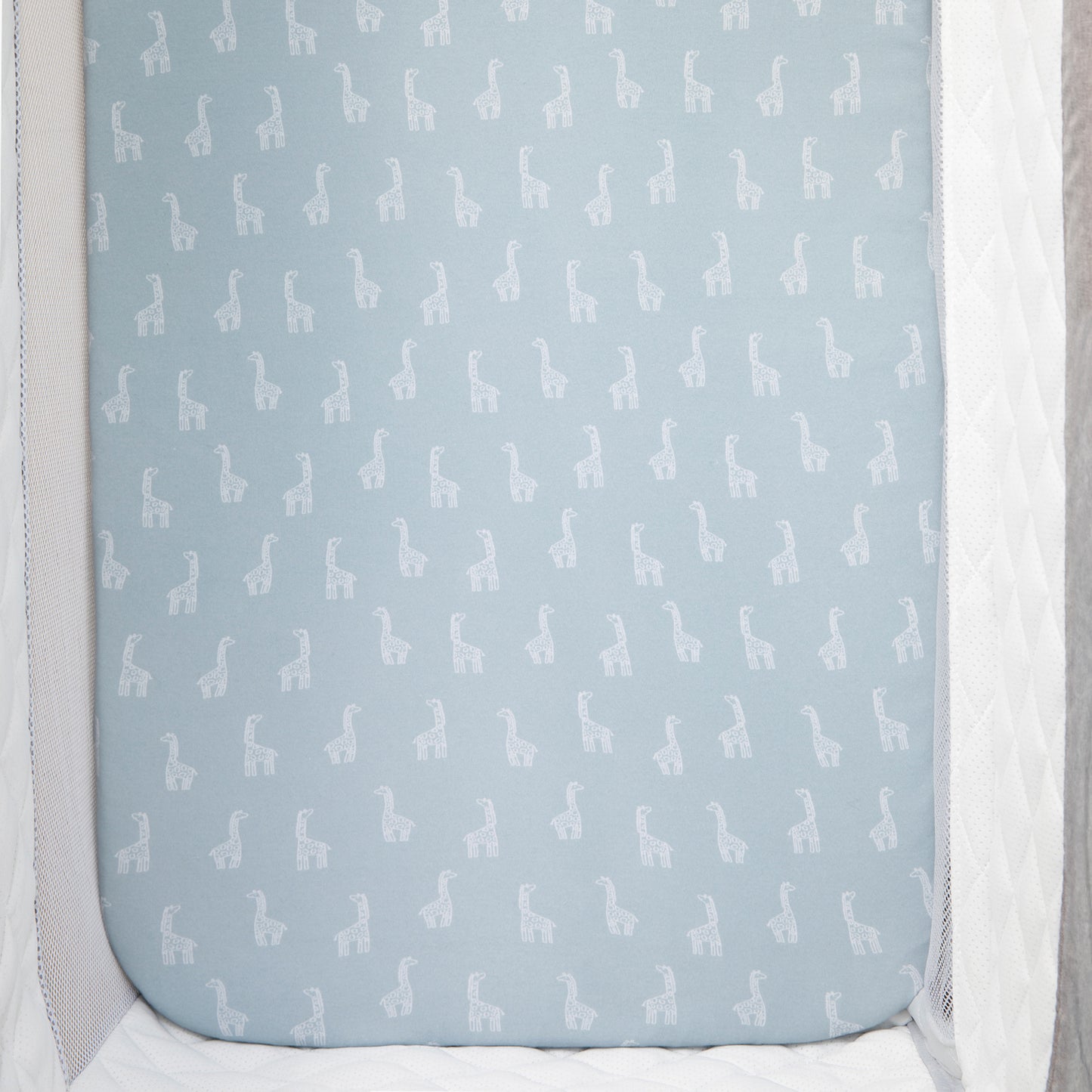2 Pack Organic Jersey Bedside Sleeper Fitted Sheets- Wild Safari