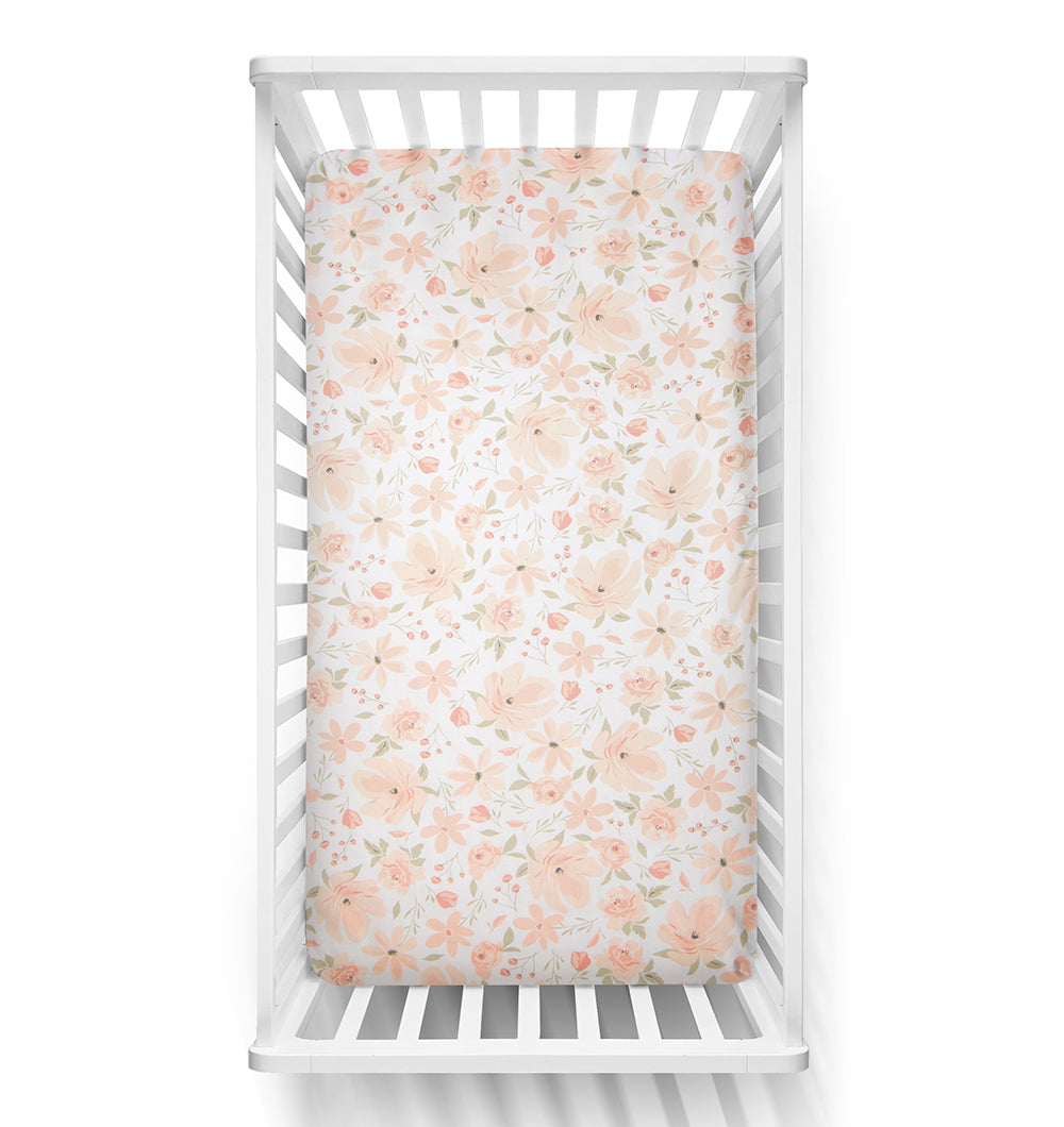 Cot Fitted Sheet - Meadow