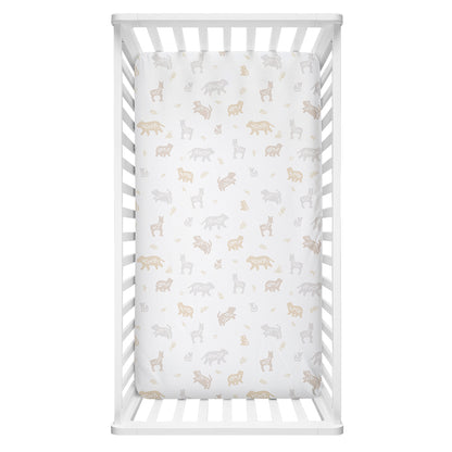 Cot Fitted Sheet - Bosco Bear