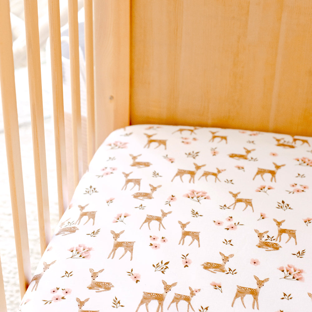 2pk Jersey Cot Fitted Sheet - Sophia's Garden