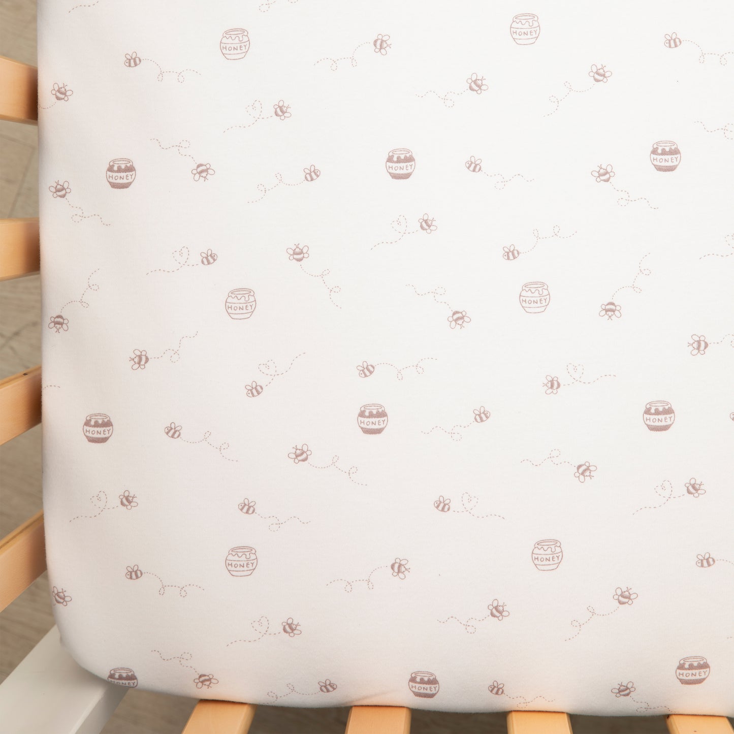 2 Pack Organic Jersey Cot Fitted Sheets - Cuddly Bear