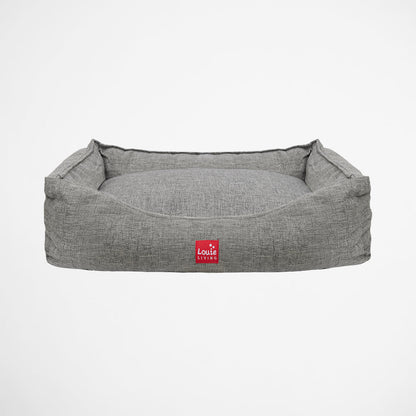 Louie Living Rectangle Lounger (Grey) - Small