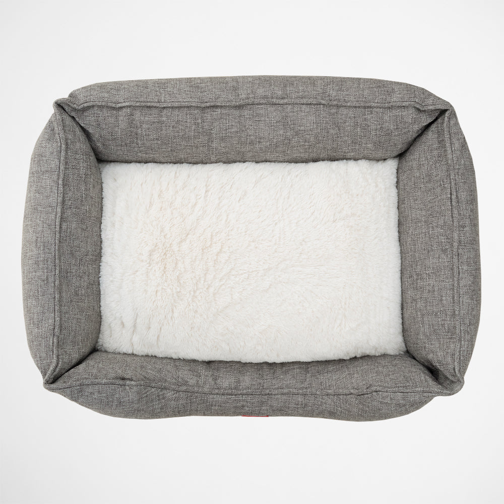 Louie Living Rectangle Lounger (Grey) - Small
