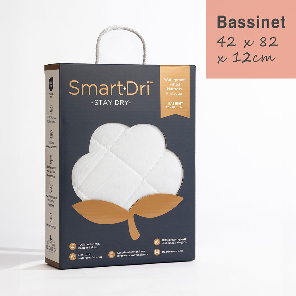 Smart-Dri Waterproof Mattress Protector - Bassinet