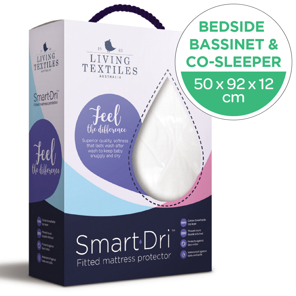 Smart-Dri Waterproof Mattress Protector - Bedside Bassinet/Co-sleeper