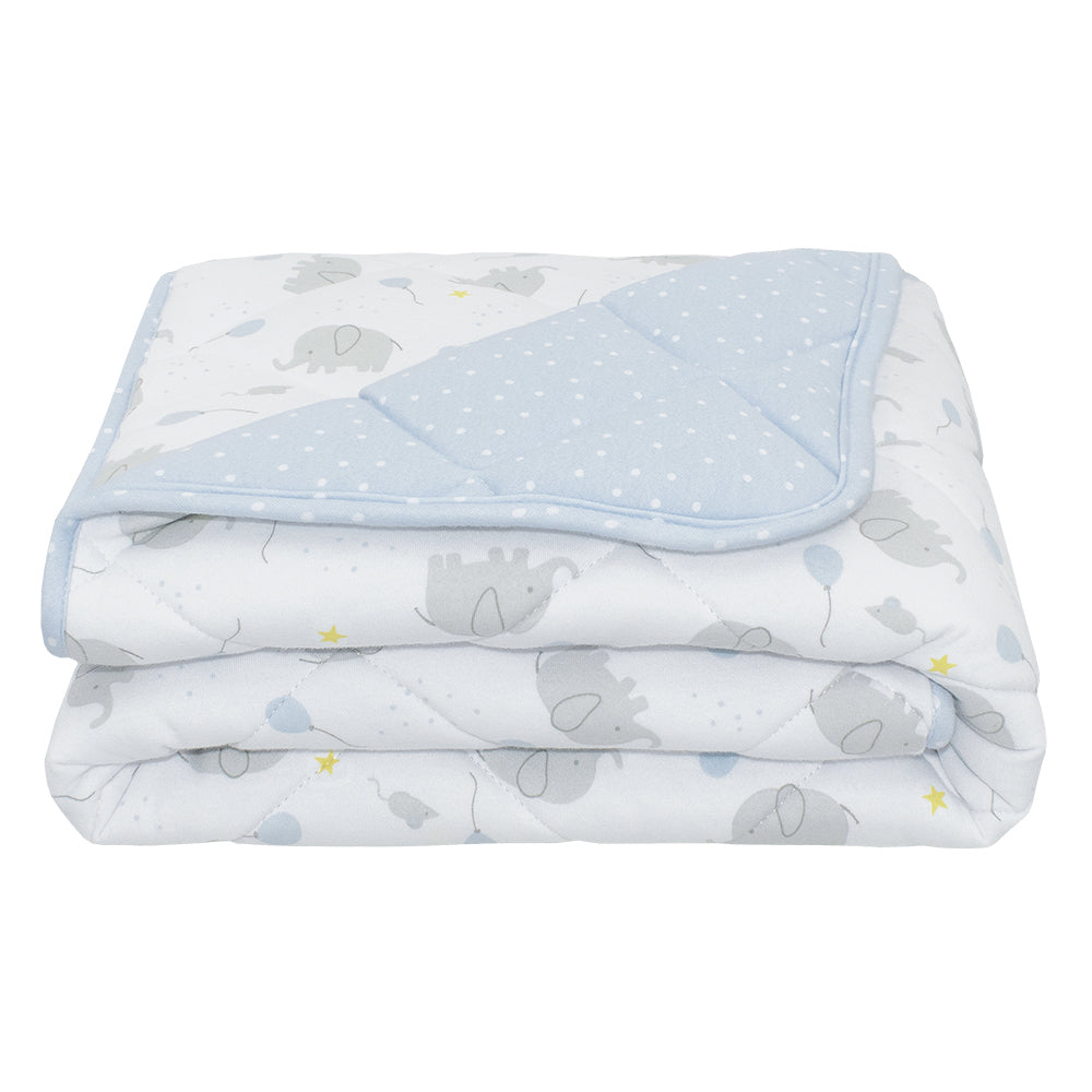 Quilted Cot Comforter - Mason/Confetti