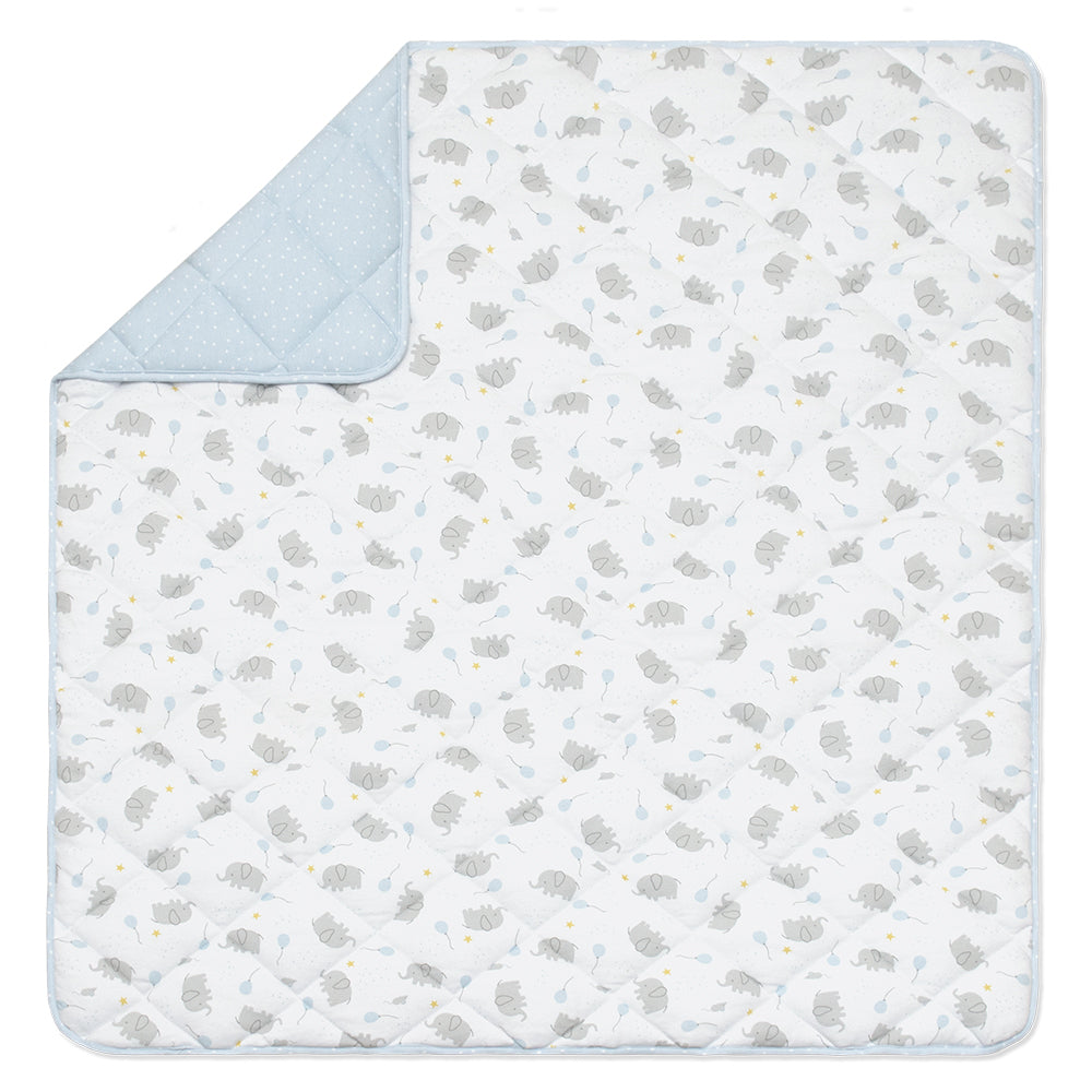 Quilted Cot Comforter - Mason/Confetti