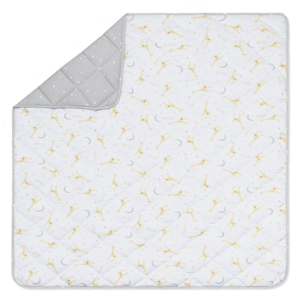 Quilted Cot Comforter - Noah/Stars