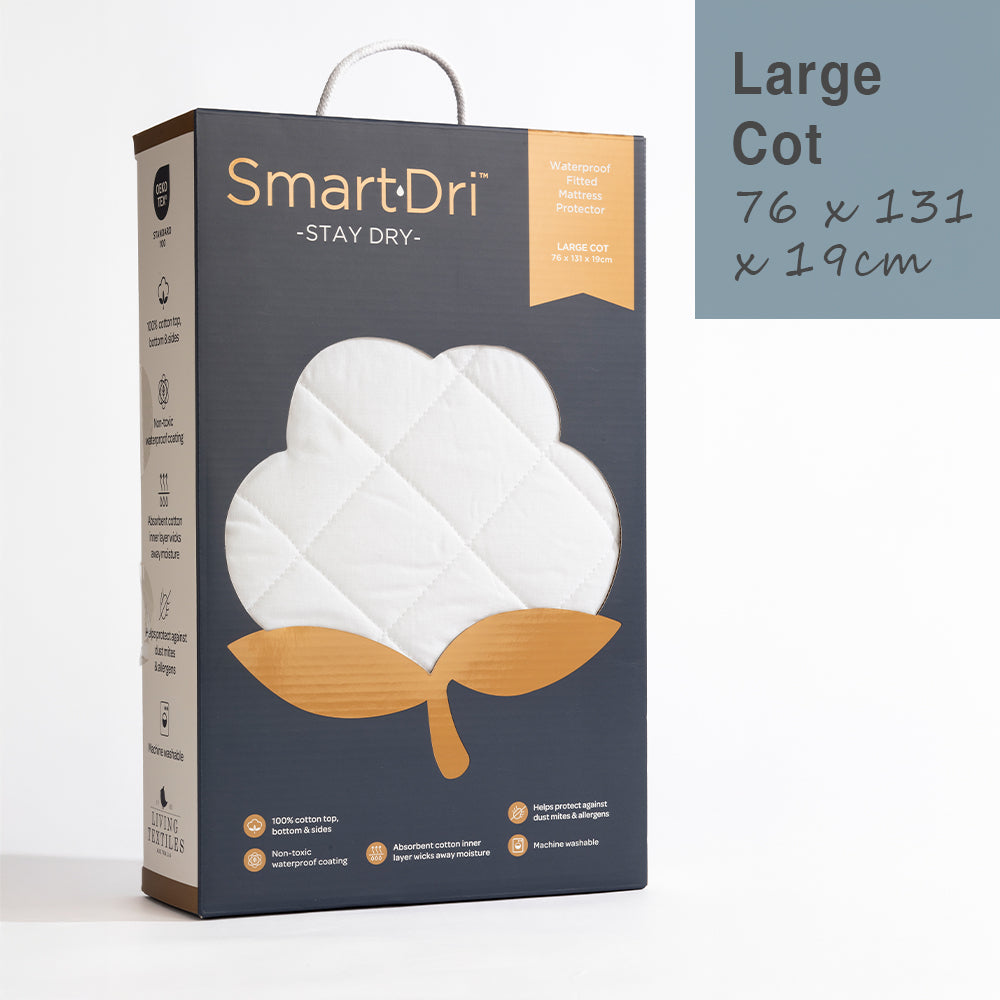 Smart-Dri Waterproof Mattress Protector - Large Cot