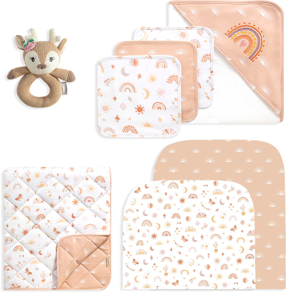 Deluxe Nursery Gift Bundle - Bohemian Bliss