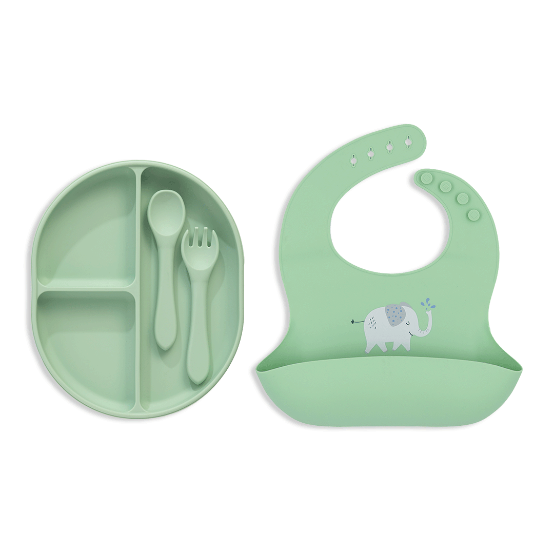 Classic Feeding Gift Bundle - Sage