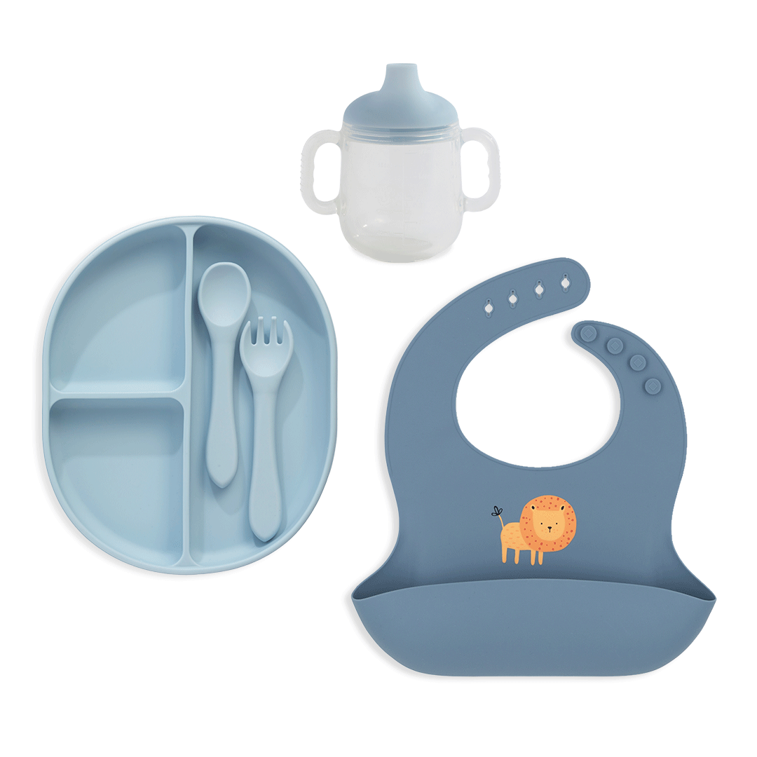 Deluxe Feeding Gift Bundle - Blue
